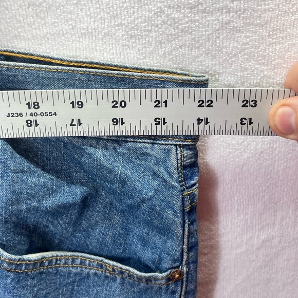 Levis 569 Loose Straight Jeans Mens 42/32 Blue Denim Work Comfort Casual 1813 - Picture 4 of 9